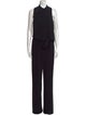 Halston Mock Neck Jumpsuit