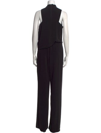 Halston Mock Neck Jumpsuit