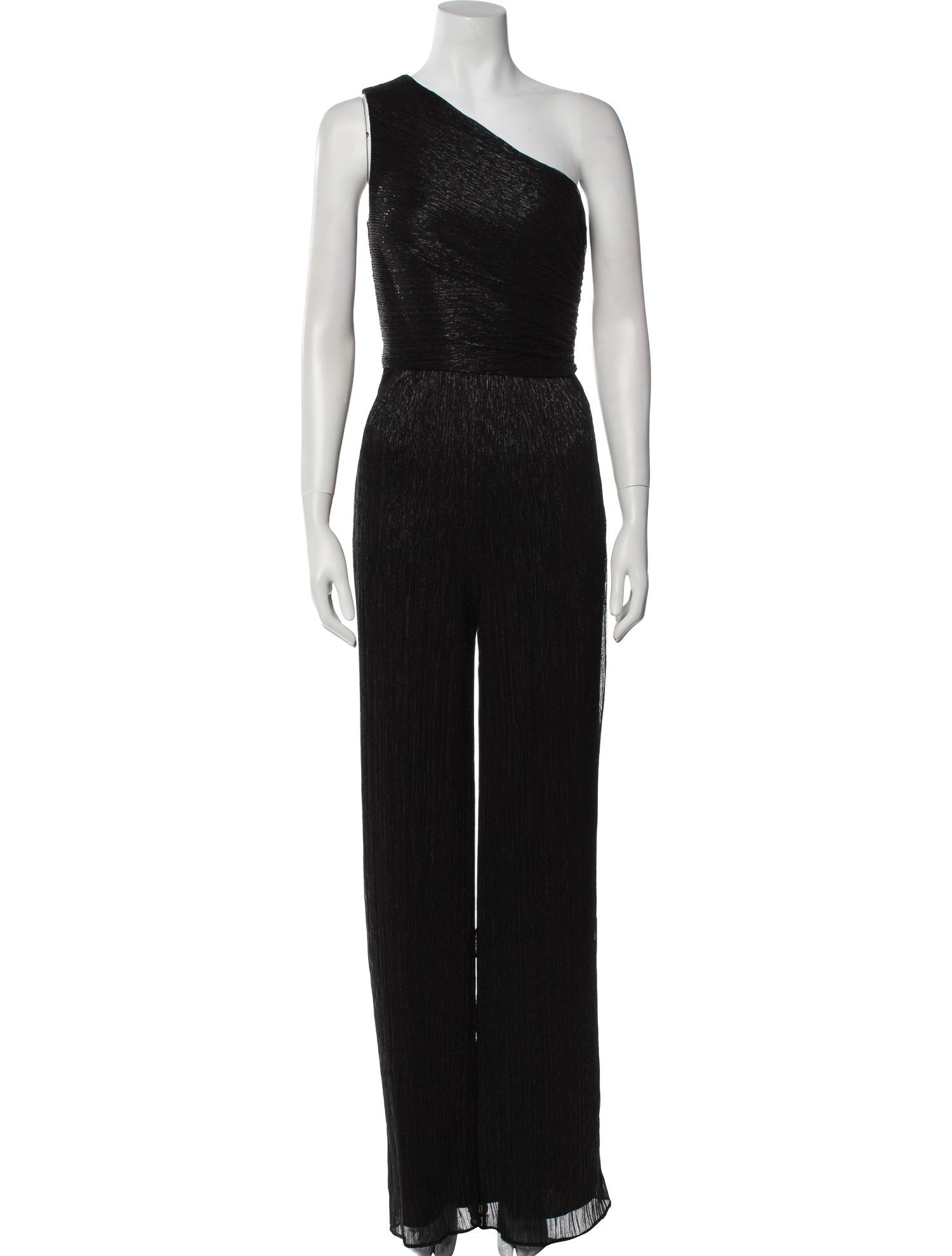 Halston One-Shoulder Jumpsuit w/ Tags