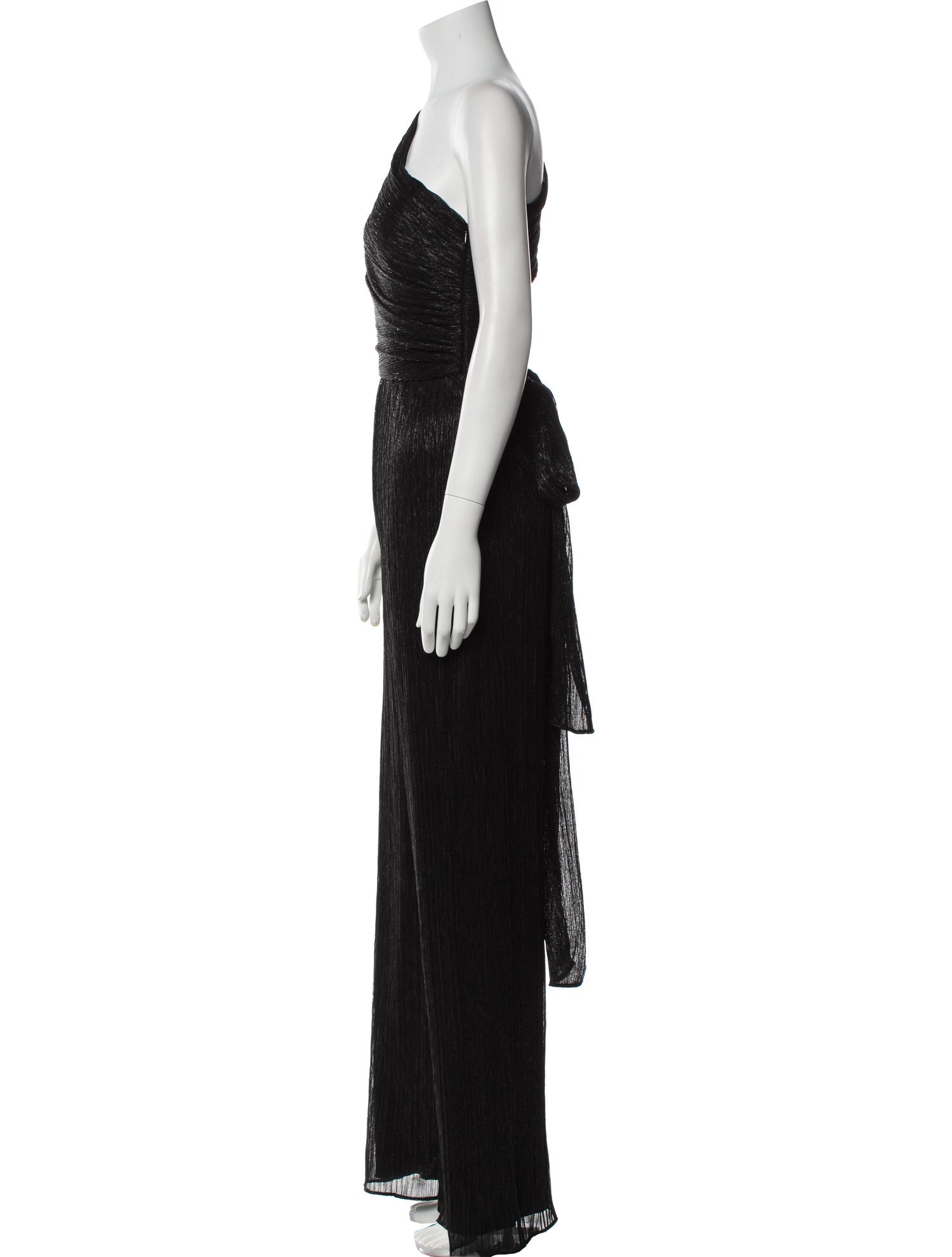 Halston One-Shoulder Jumpsuit w/ Tags