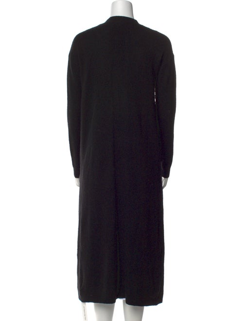 Halston Silk Open Front Sweater