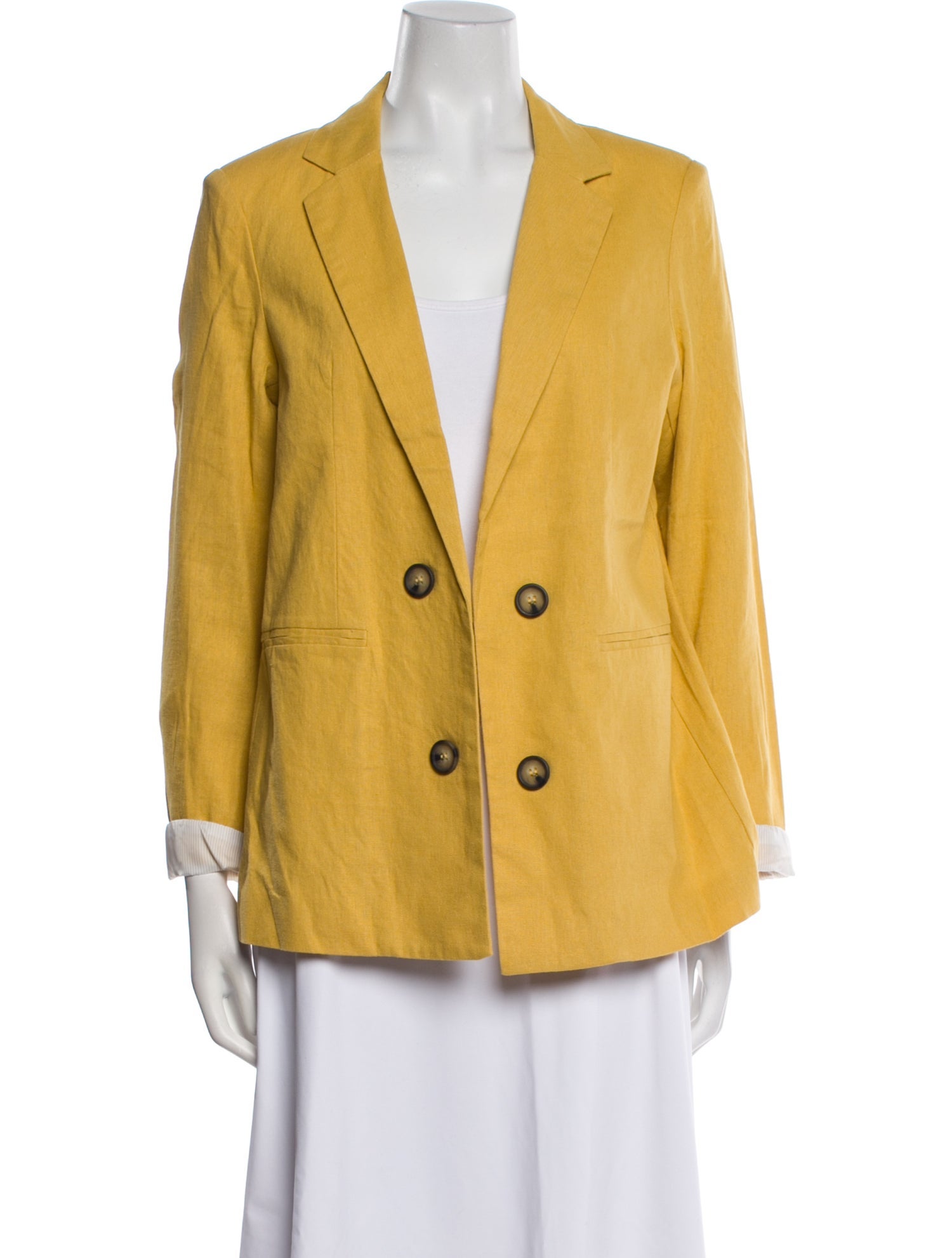 H by Halston Linen Blazer