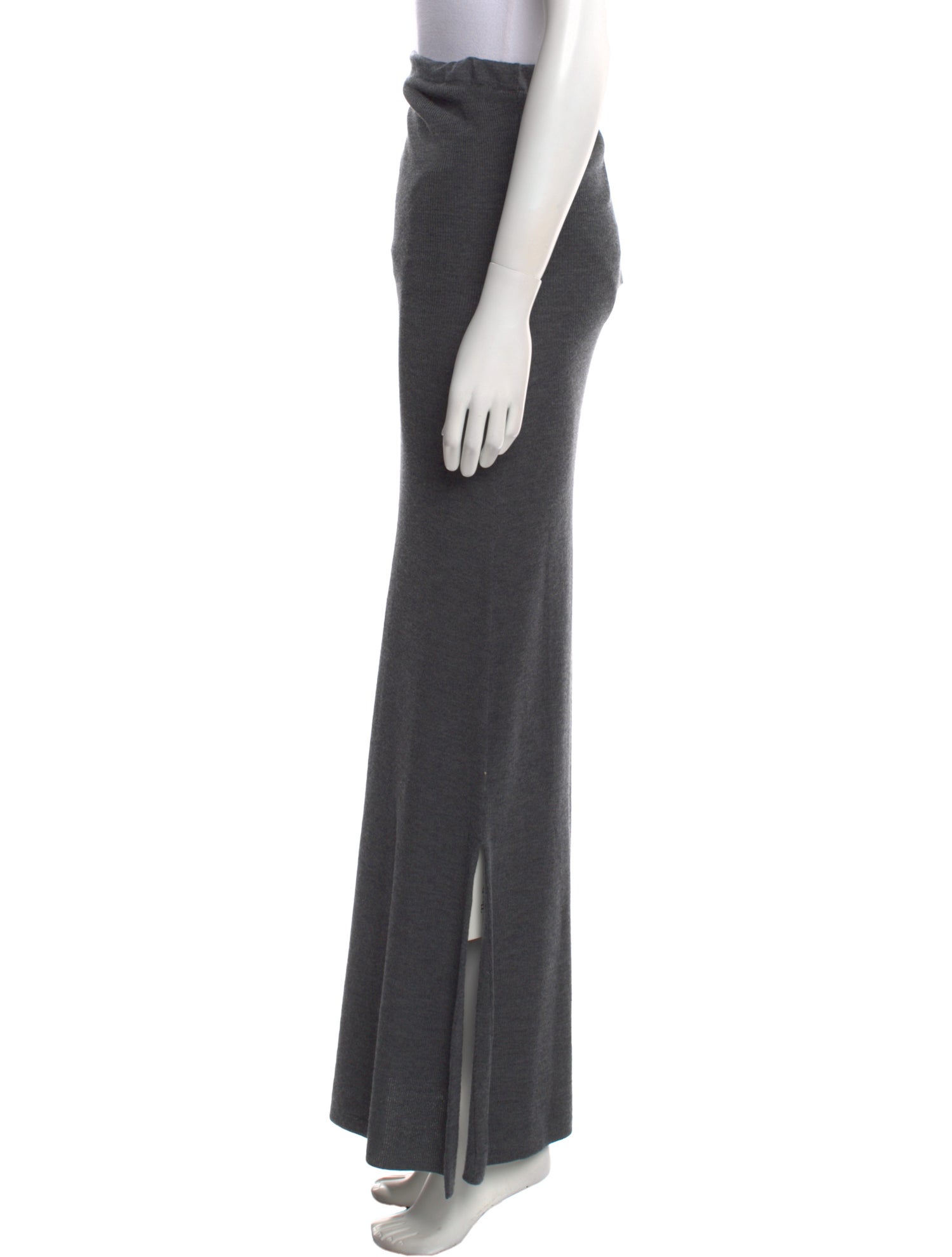 Halston Merino Wool Long Skirt w/ Tags