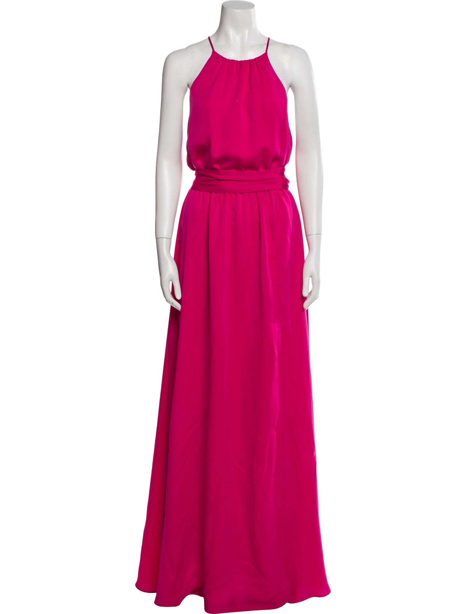 Halston Halterneck Long Dress