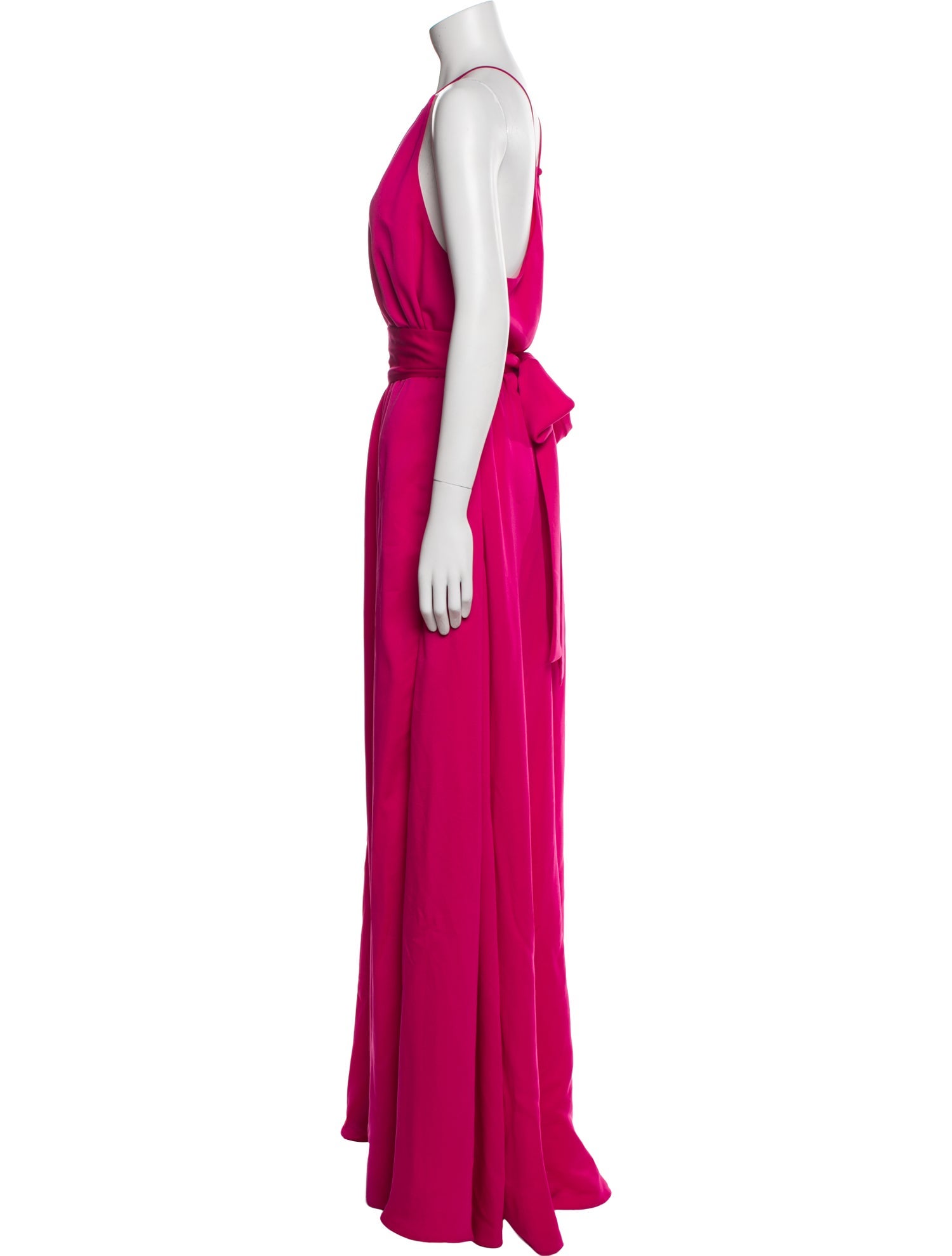 Halston Halterneck Long Dress