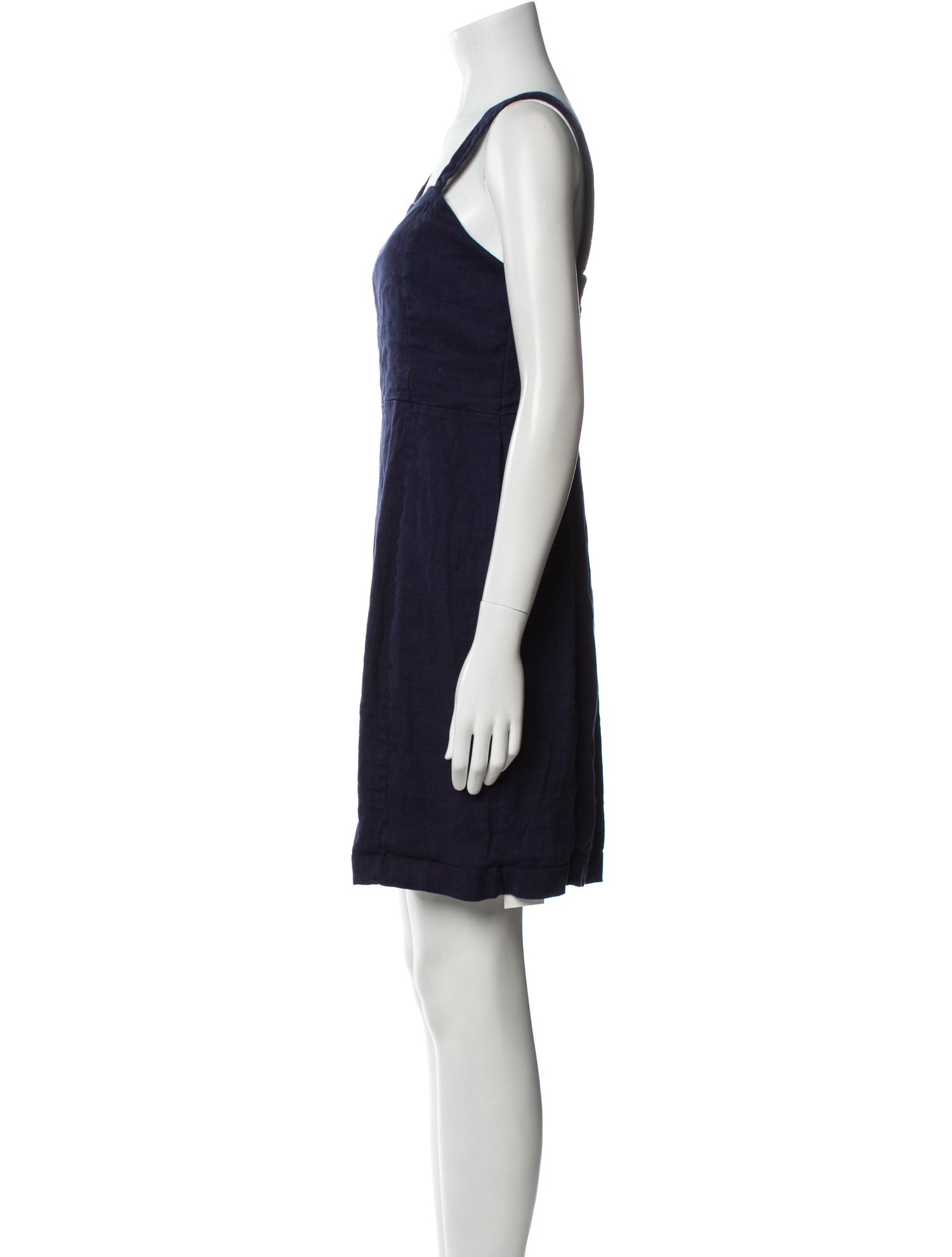 H by Halston Square Neckline Mini Dress