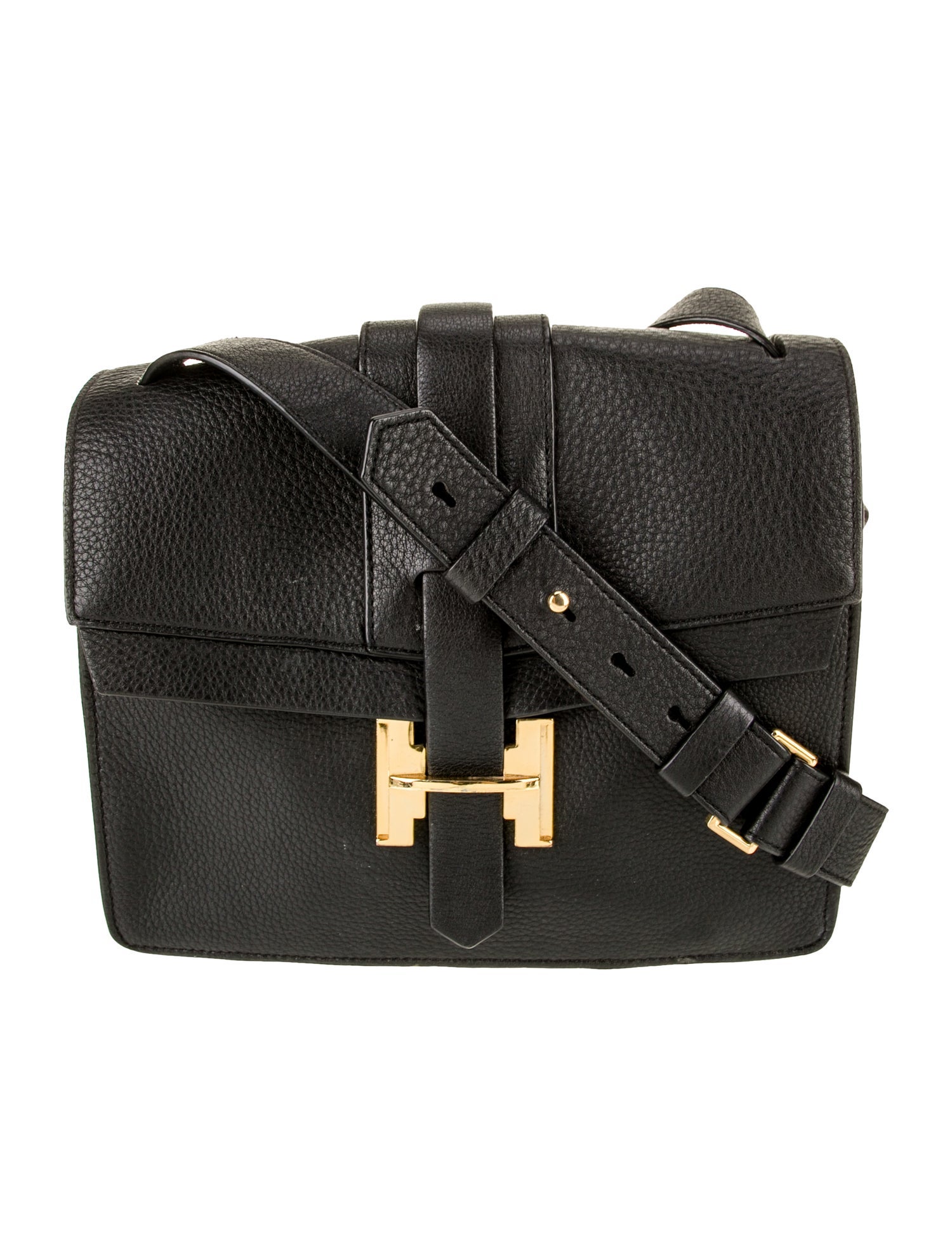 Halston Leather Messenger Bag