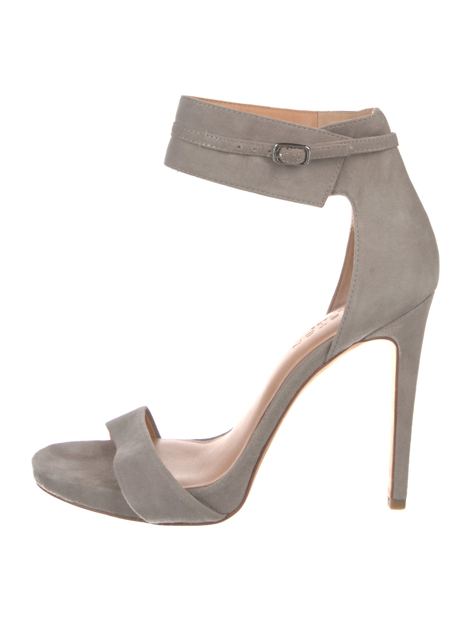 Halston Suede Sandals