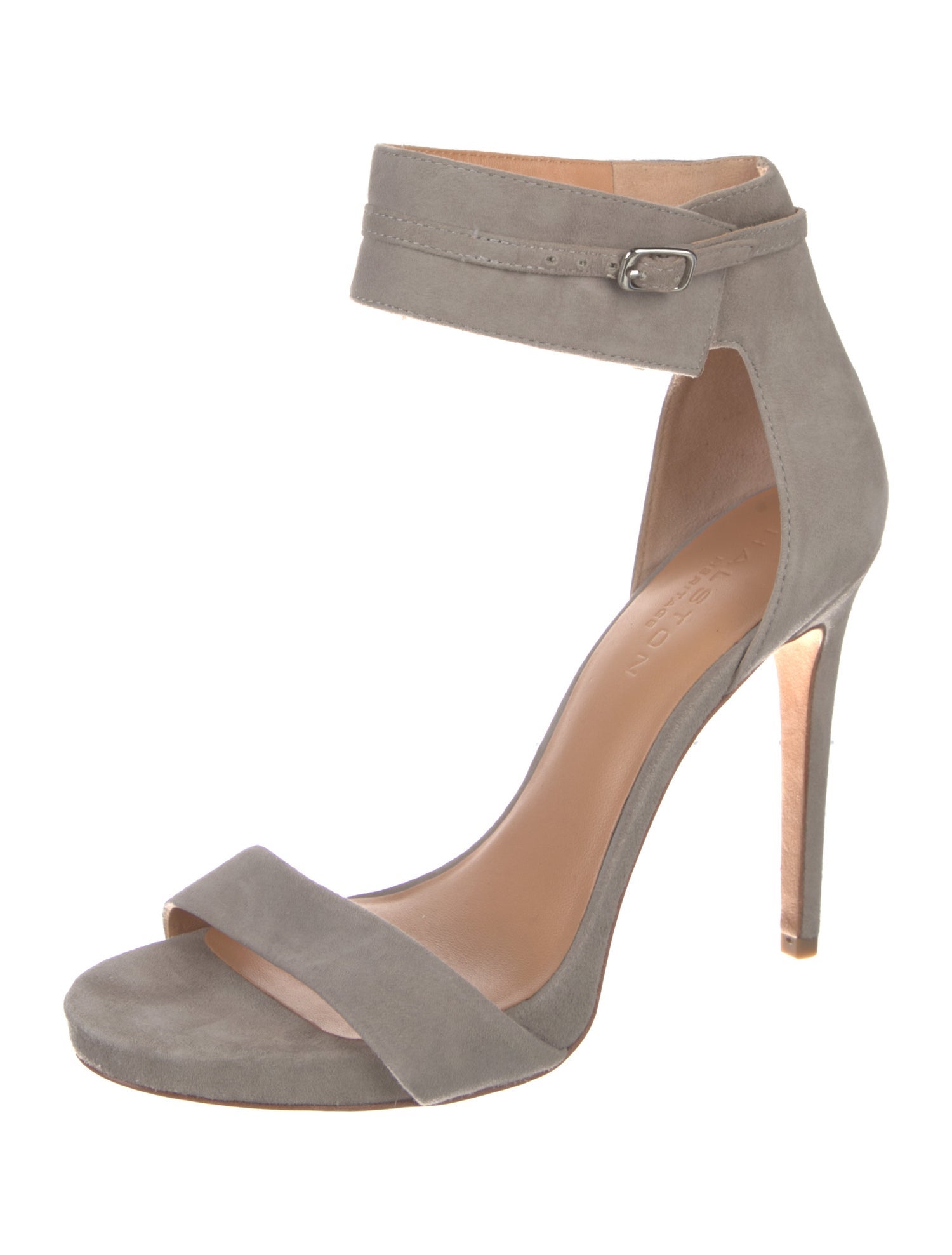Halston Suede Sandals