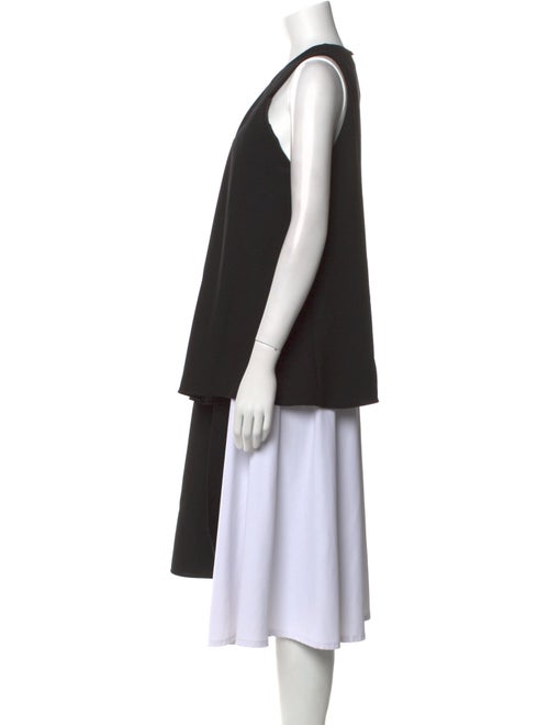 Halston V-Neck Sleeveless Tunic