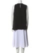Halston V-Neck Sleeveless Tunic