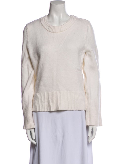 Halston Merino Wool Scoop Neck Sweater