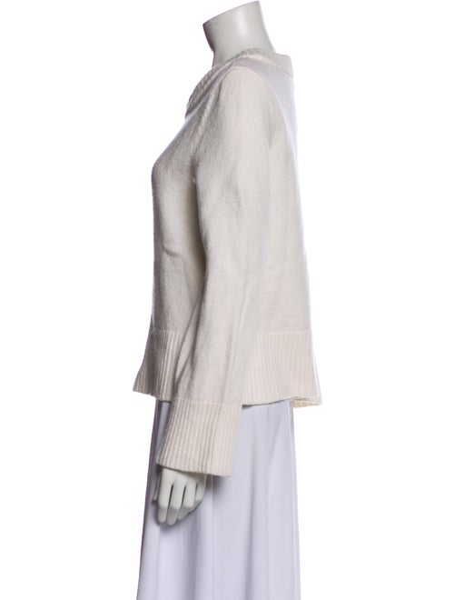 Halston Merino Wool Scoop Neck Sweater