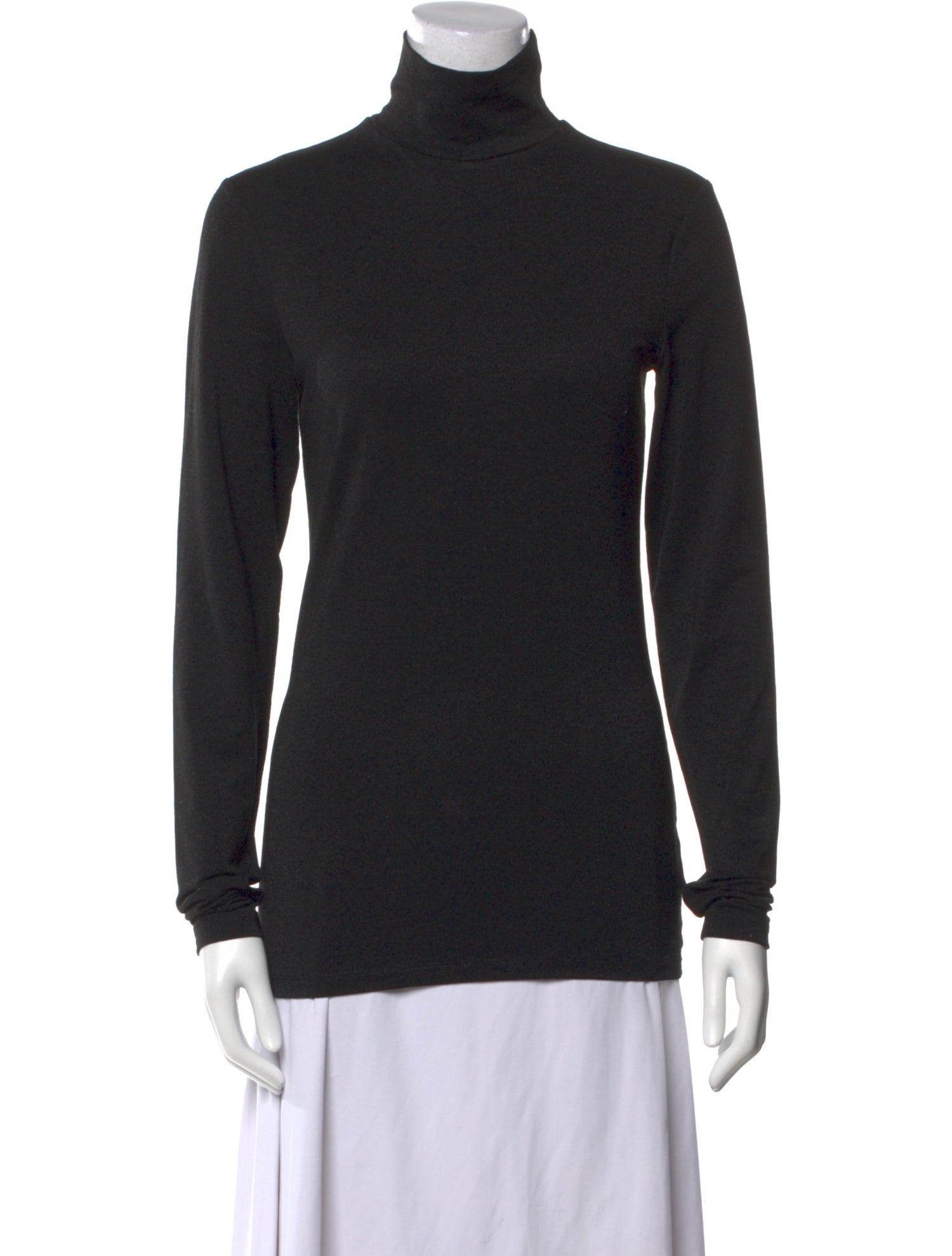 Halston Turtleneck Long Sleeve Sweatshirt