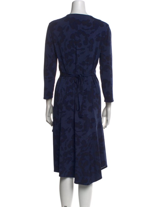 Halston Printed Knee-Length Dress