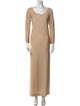 Halston Nylon Long Dress
