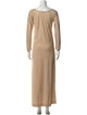 Halston Nylon Long Dress