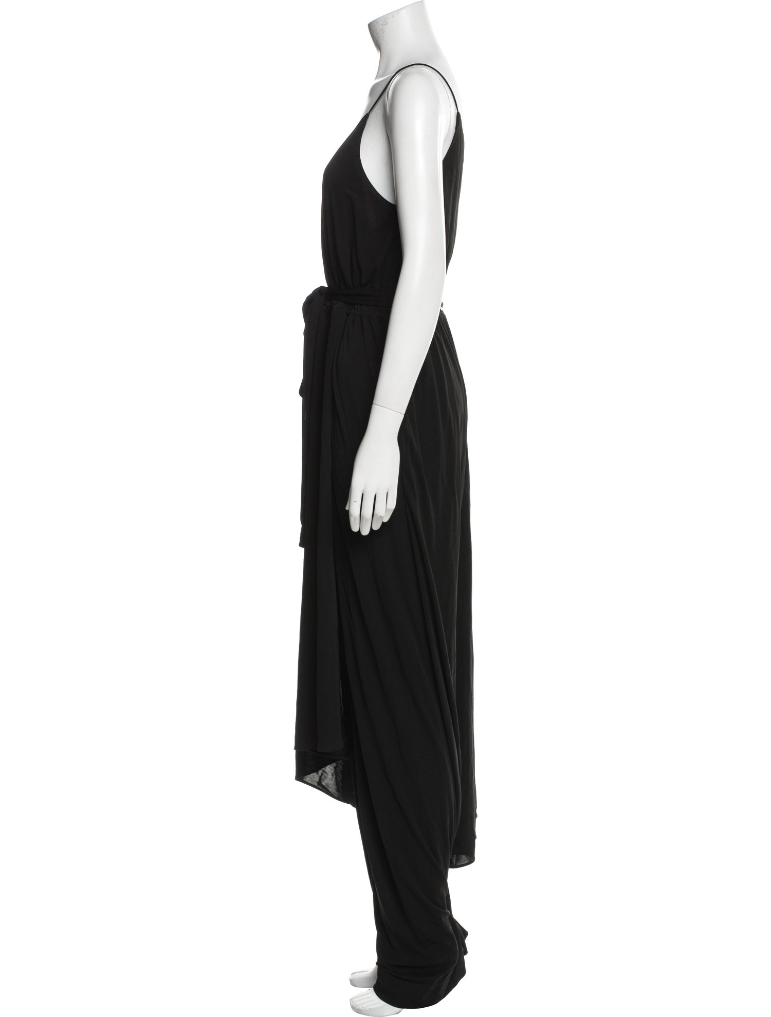 Halston V-Neck Jumpsuit