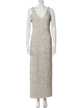 Halston Nylon Long Dress