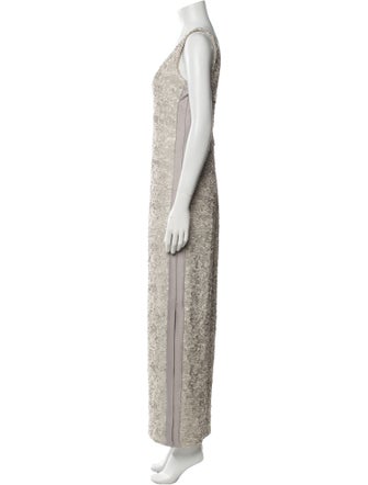 Halston Nylon Long Dress