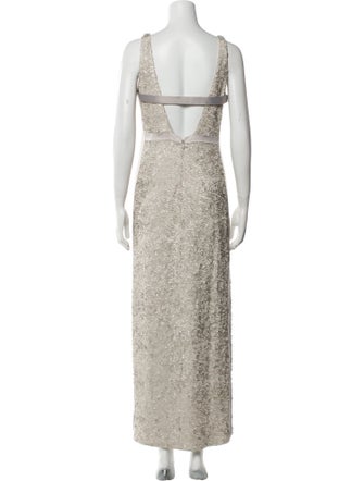 Halston Nylon Long Dress