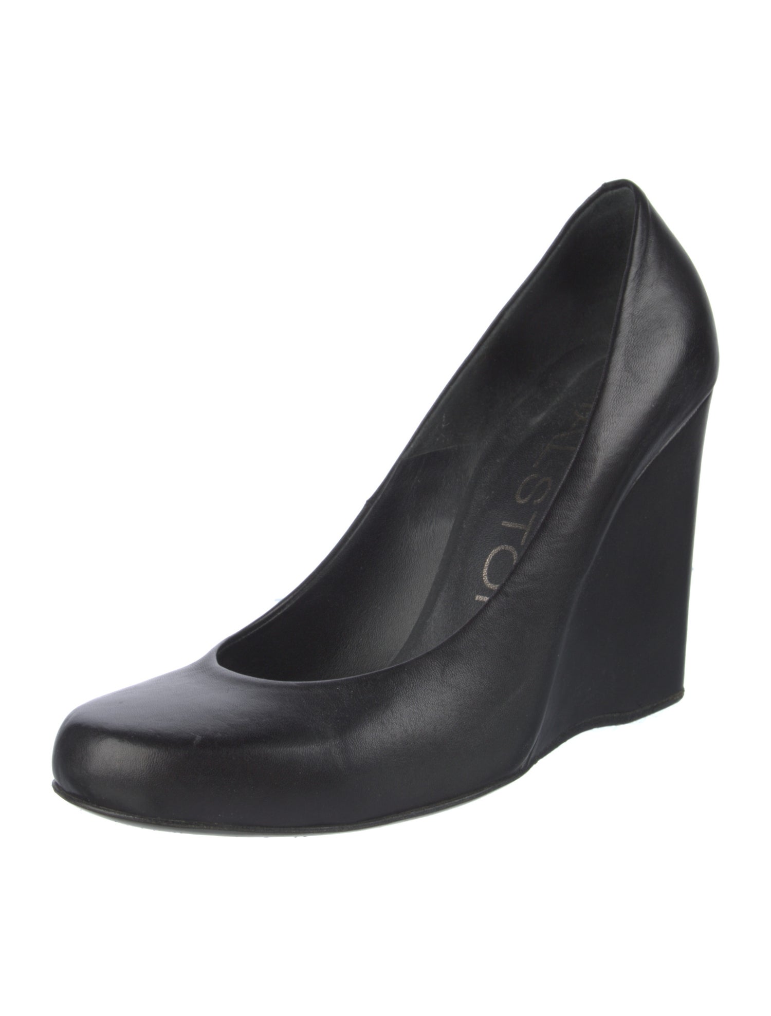 Halston Leather Pumps