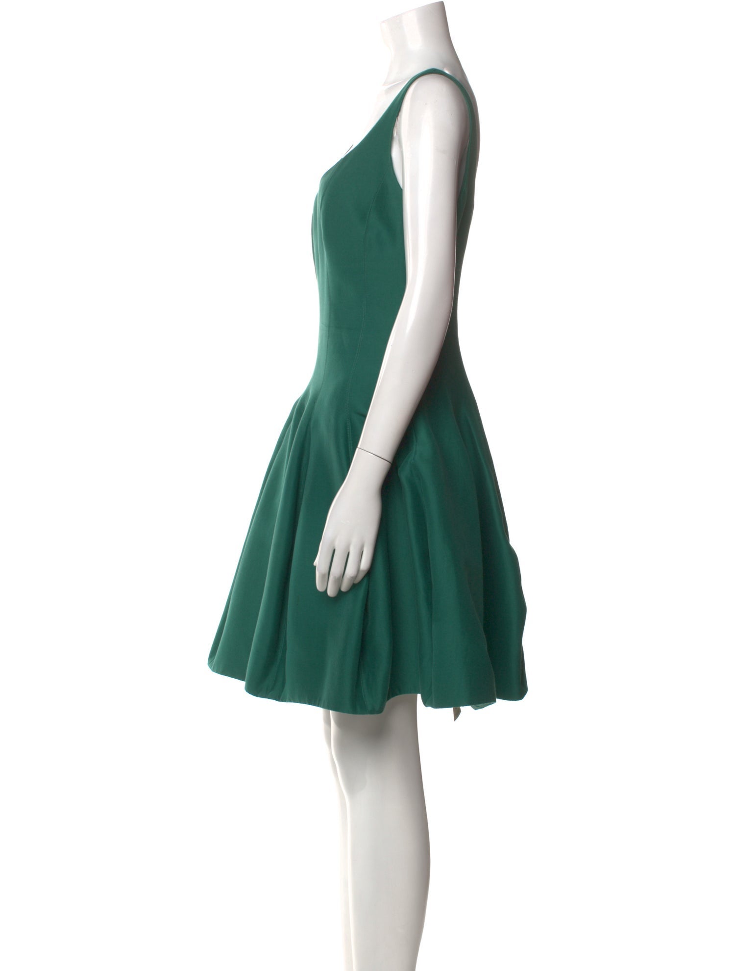 Halston Scoop Neck Mini Dress