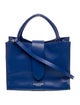 Halston Leather Top Handle Bag