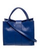Halston Leather Top Handle Bag
