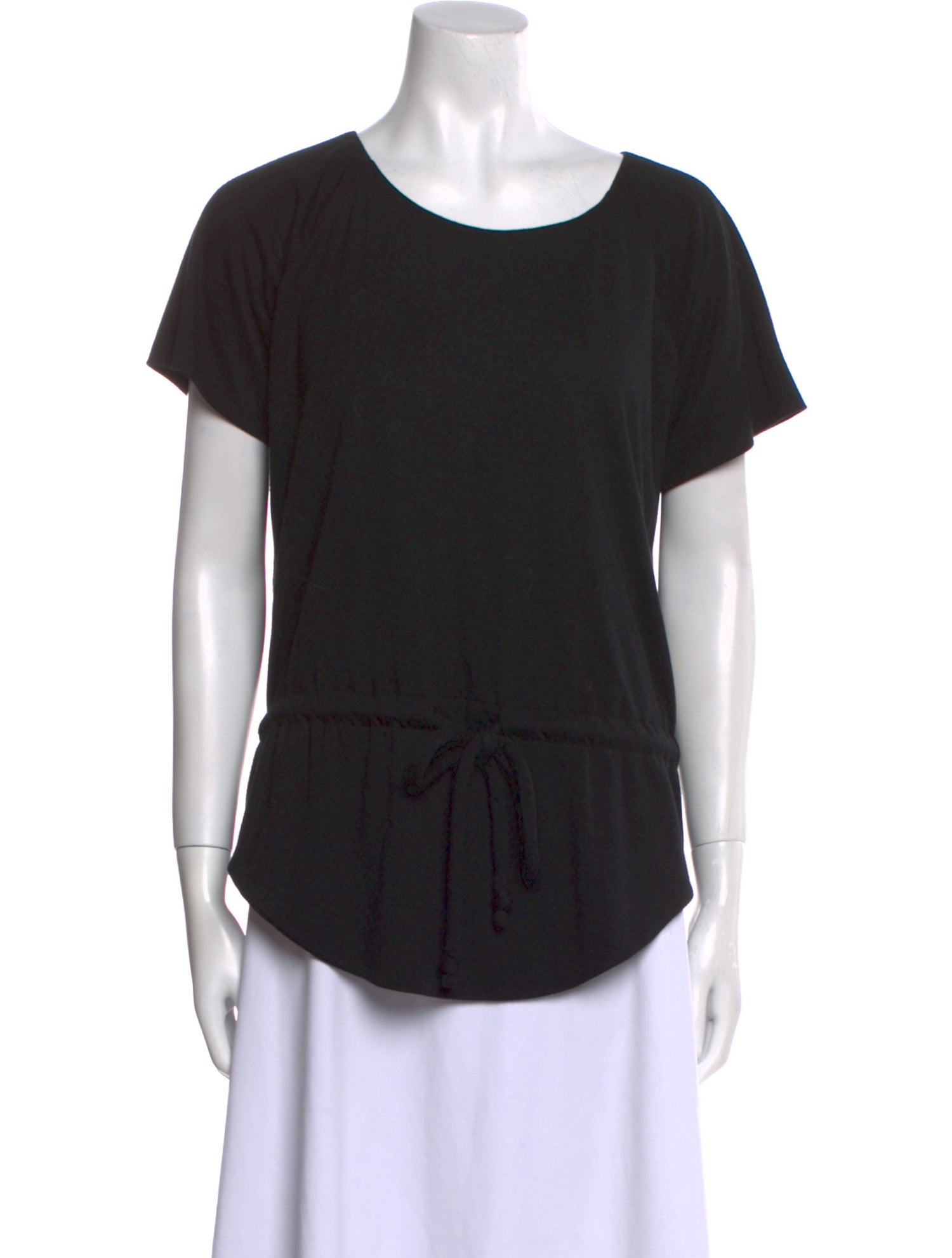 Halston Scoop Neck Short Sleeve T-Shirt