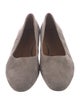 Halston Suede Flats