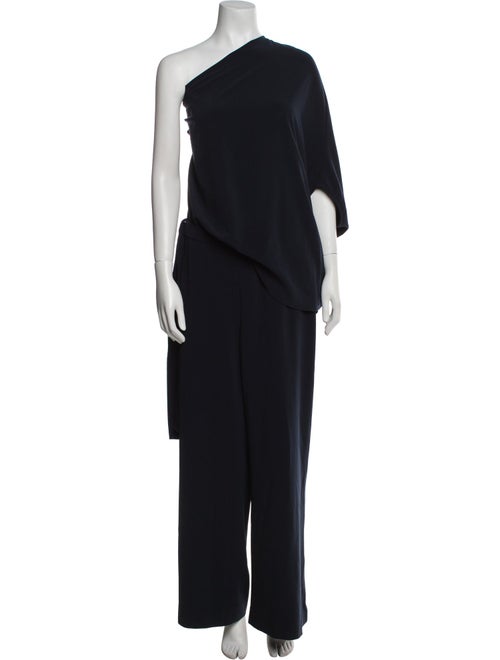 Halston One-Shoulder Jumpsuit
