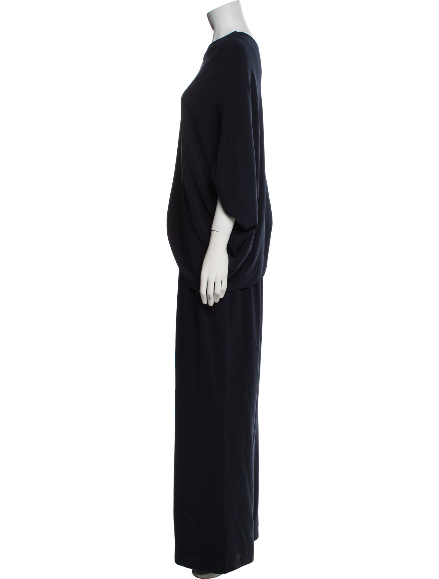 Halston One-Shoulder Jumpsuit