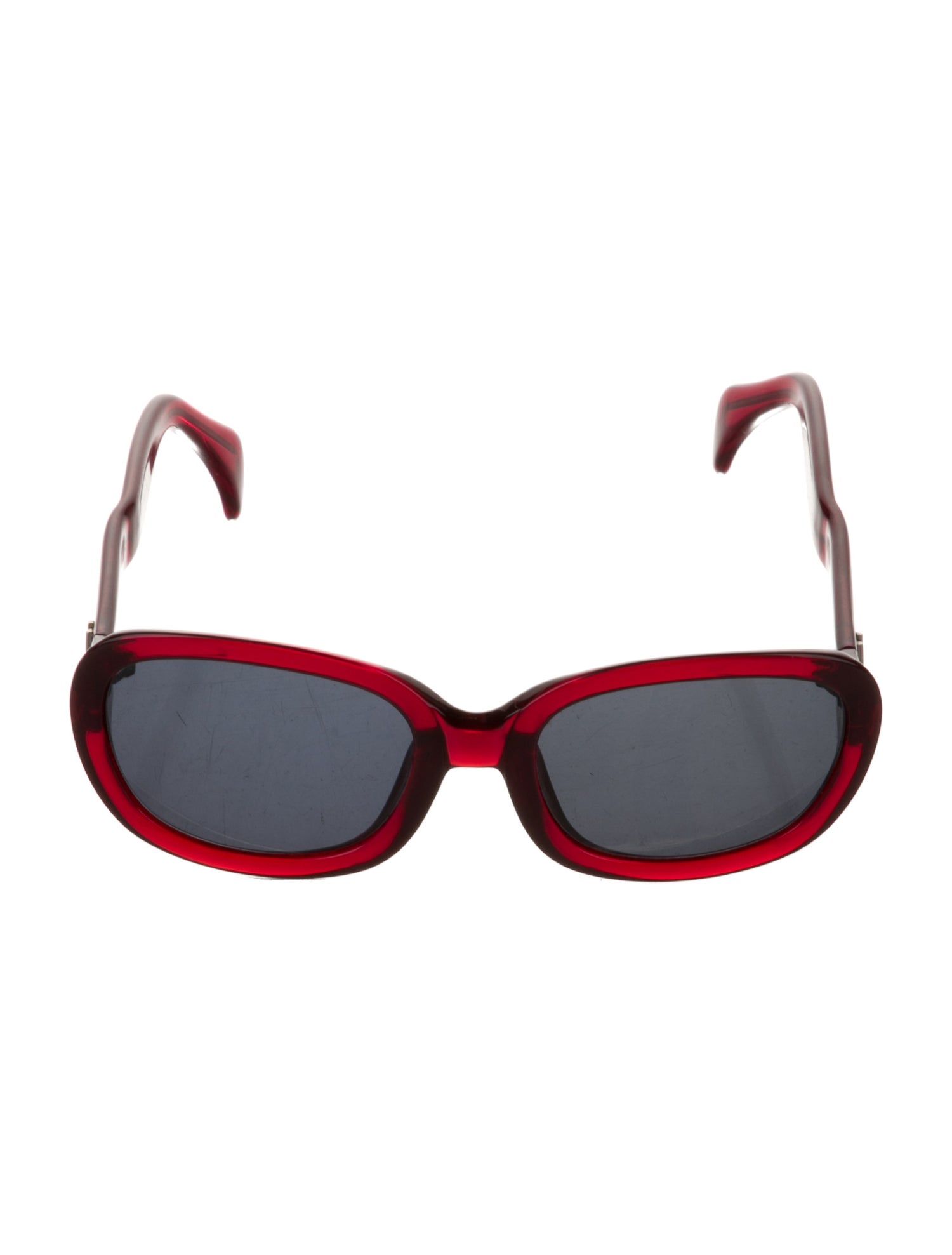 Halston CC Square Oversize Cat-Eye Sunglasses