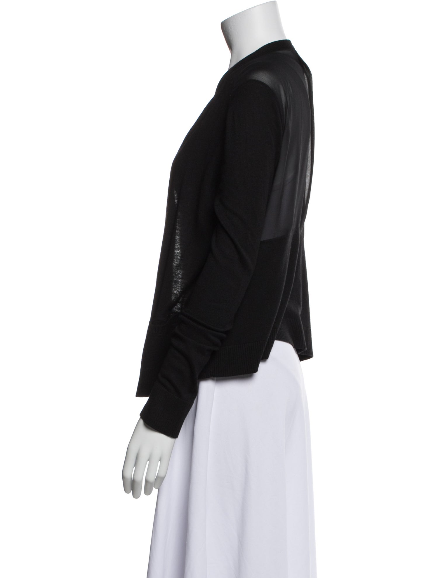 Halston Open Front Sweater