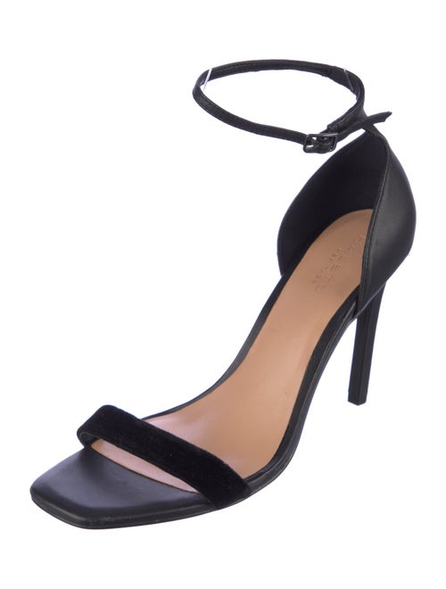 Halston Leather Sandals