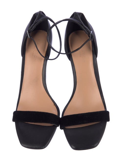 Halston Leather Sandals