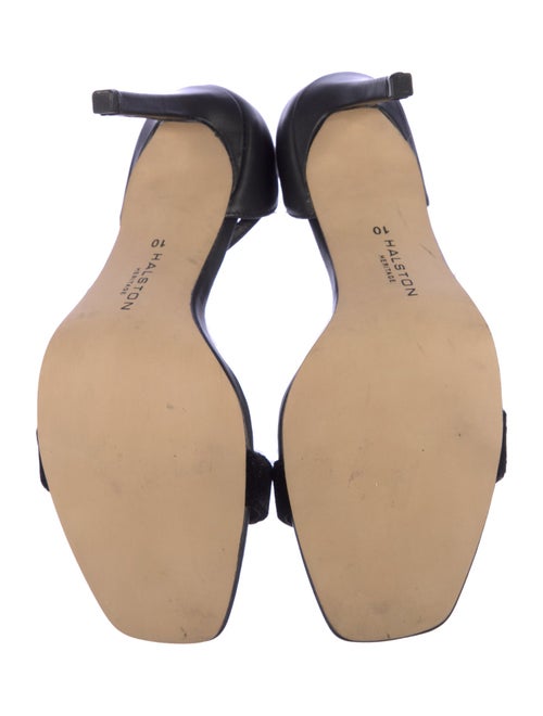 Halston Leather Sandals