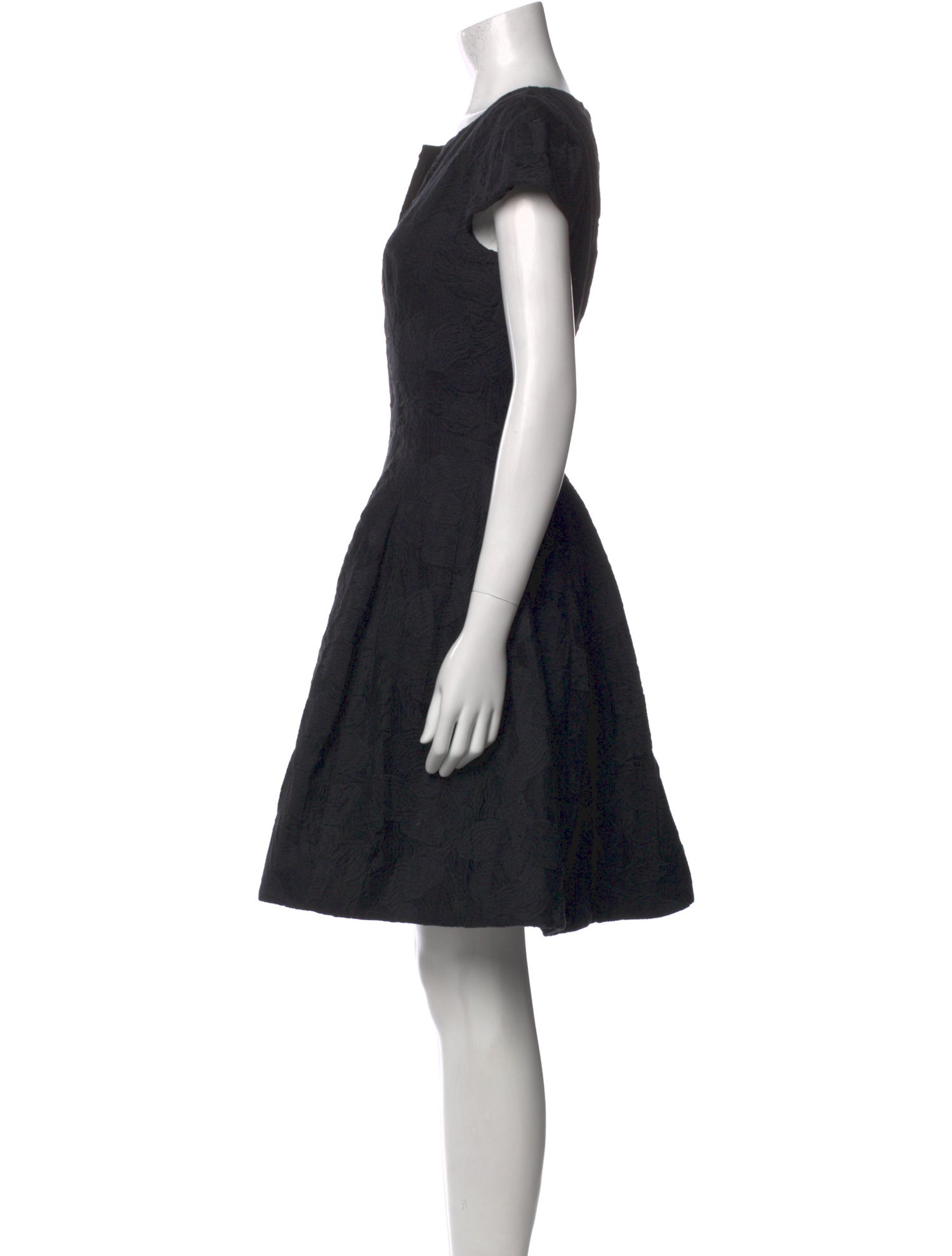 Halston V-Neck Knee-Length Dress