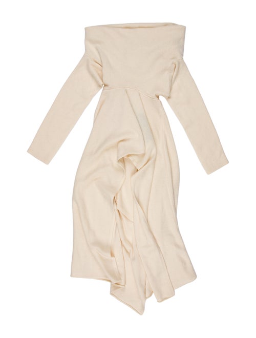 Halston Merino Wool Bateau Neckline Sweater