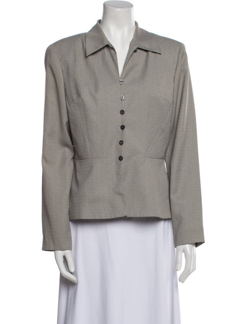 Halston Tweed Pattern Blazer