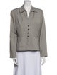 Halston Tweed Pattern Blazer