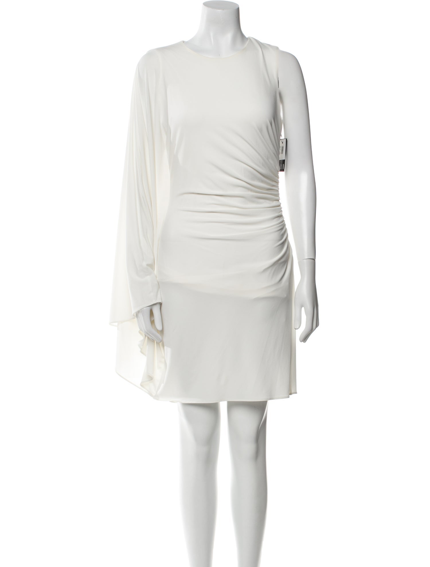 Halston Crew Neck Mini Dress