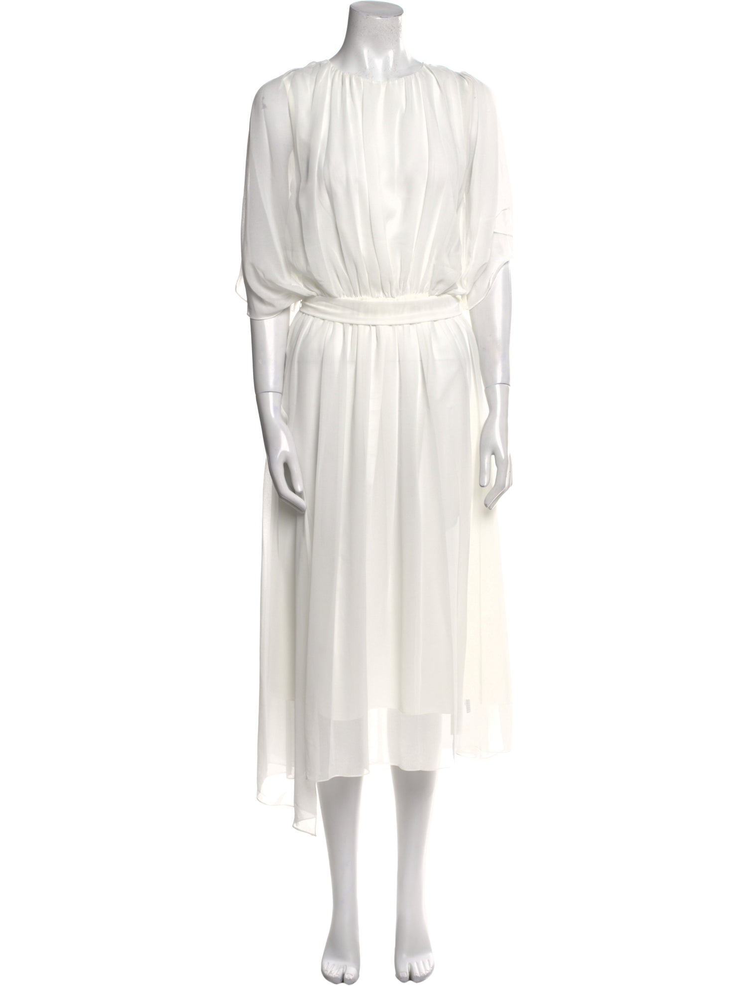 Halston Crew Neck Long Dress w/ Tags