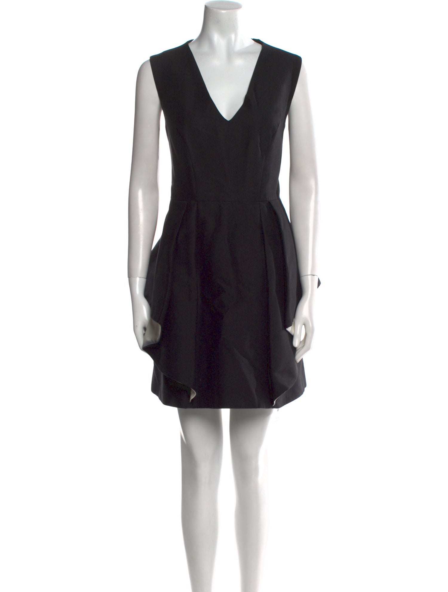 Halston Heritage V-Neck Mini Dress