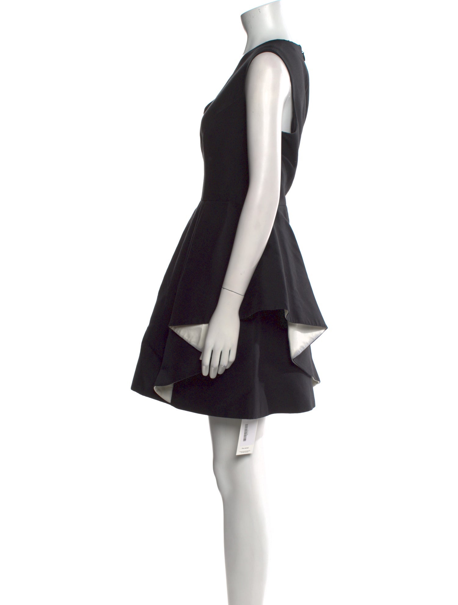 Halston Heritage V-Neck Mini Dress