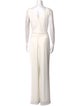 Halston Plunge Neckline Jumpsuit