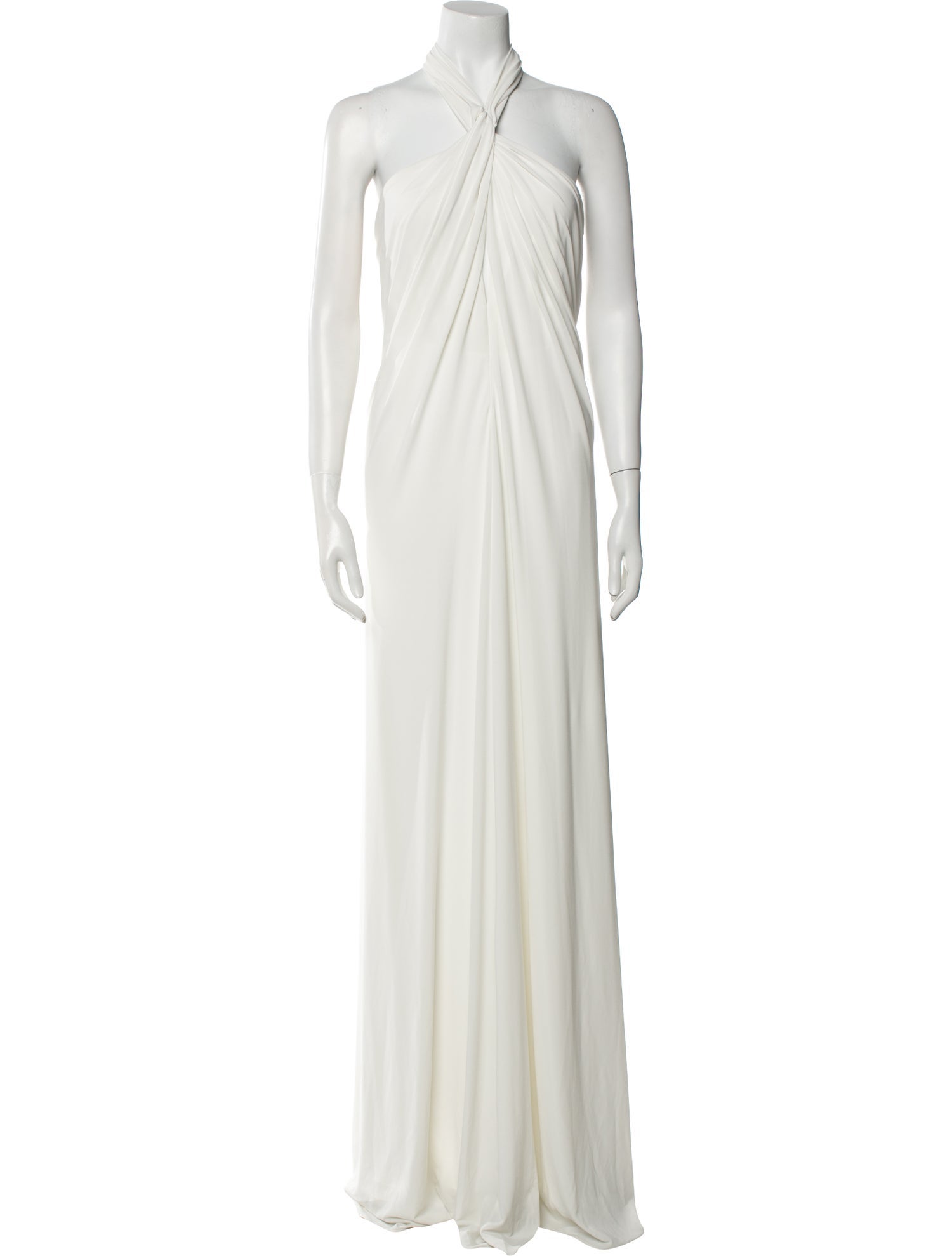 Halston Halterneck Long Dress
