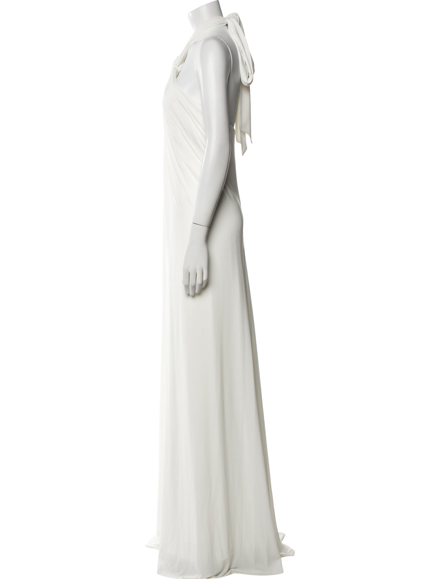 Halston Halterneck Long Dress