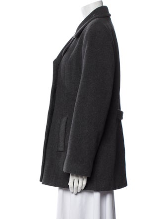 Halston Wool Peacoat